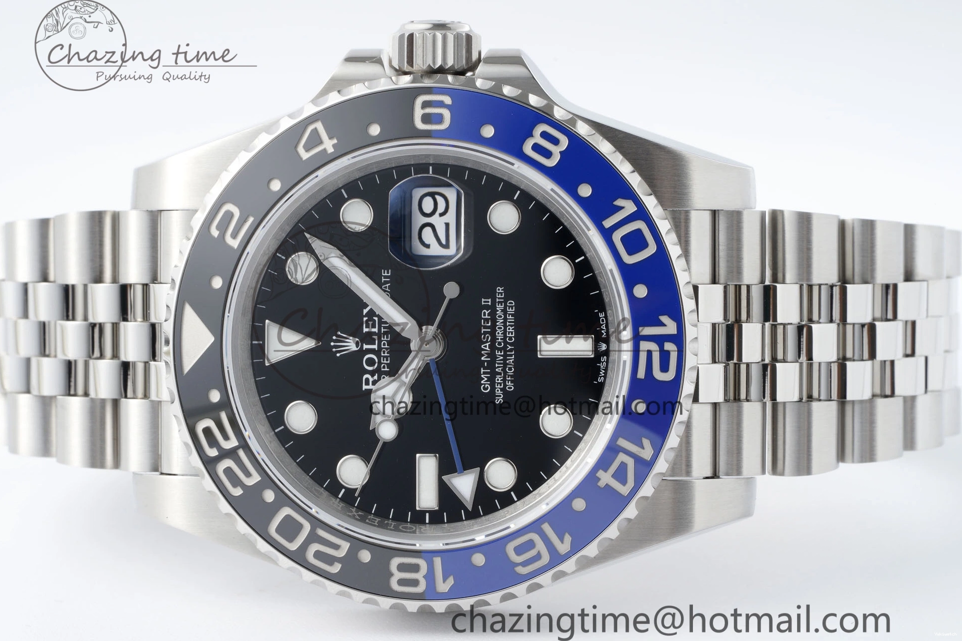 BLNR Jubilee Best Edition 126710 K3285 Factory SS CHS KING GMT II 904L Master Bracelet on 1:1 0105